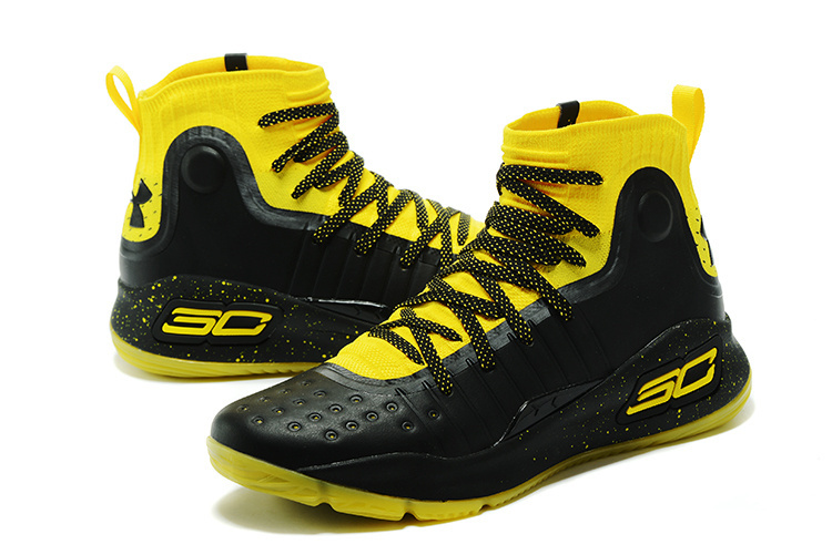 curry 4 shoes yellow
