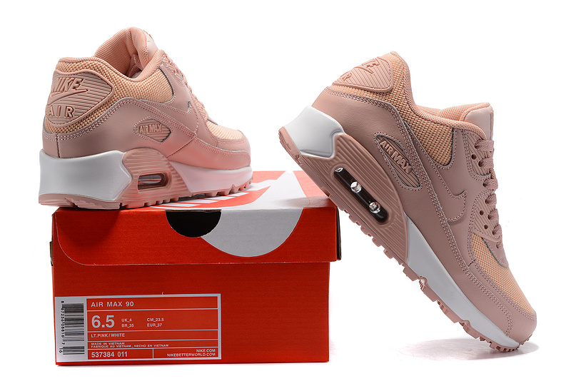 (PO) Nike Air Max 90 Rose Gold (GS), Women's Fashion