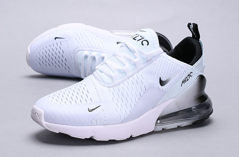 270 air max white and black