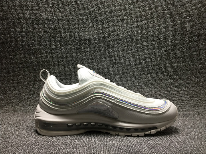 Nike Air Max 97 Grey, white with red tick Brand Depop